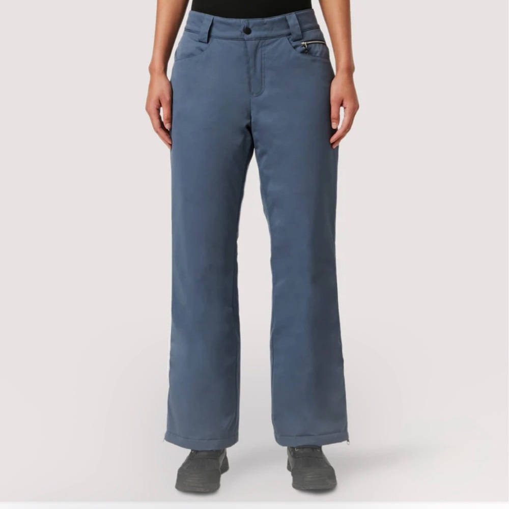 Free Country FreeCycle Chill Off Padded Charcoal Ski Pant Women's Size Small‎